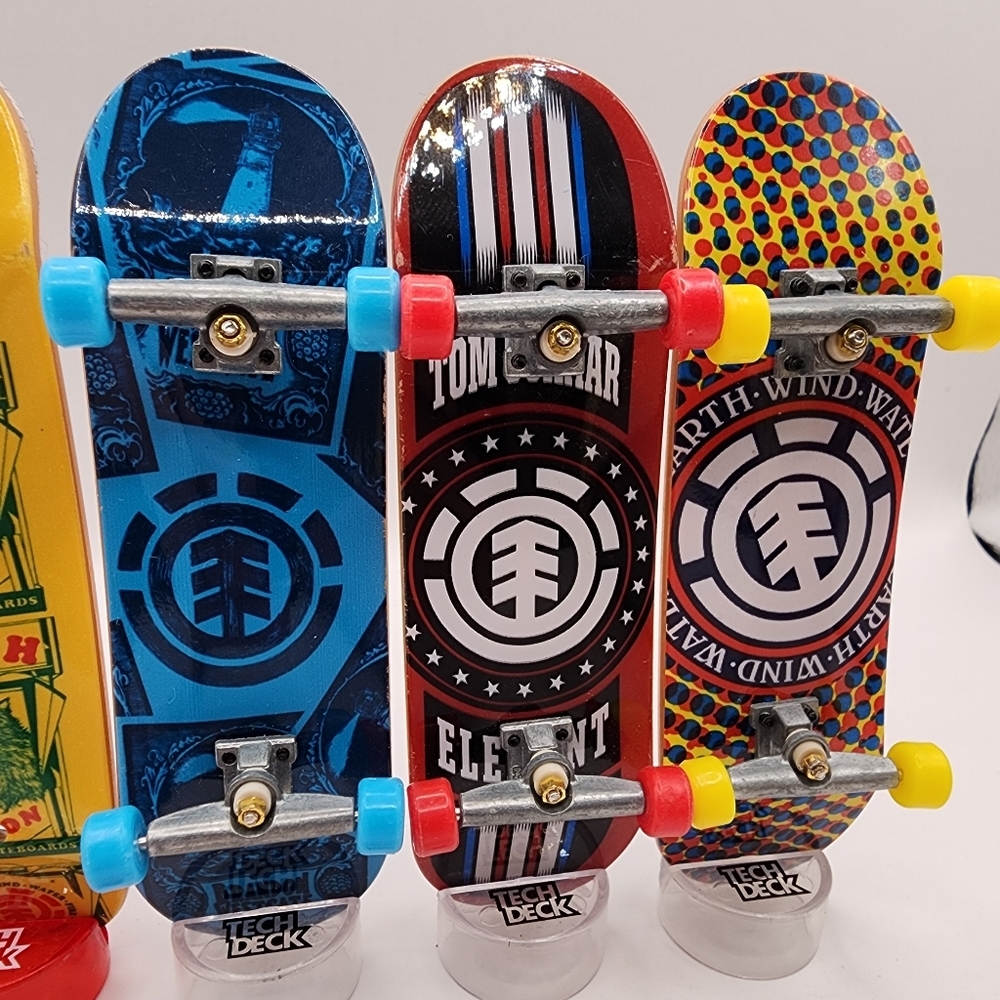6 Tech Deck Lot Element Stickers Mini Skateboards Fingerboards - Picture 3 of 4